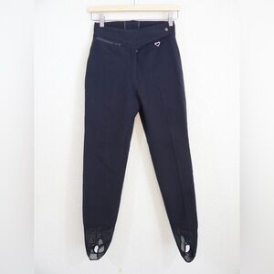Obermeyer Stirrup Ski Wool Pants Black size 6R